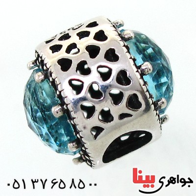 گردنبند آکوآمارین زنانه خاص مدل ناریا _کد:12092