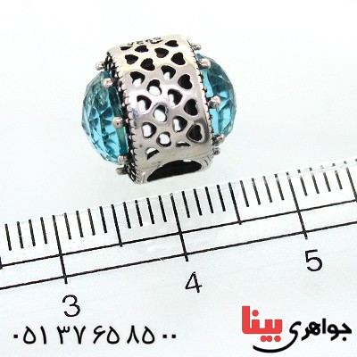 گردنبند آکوآمارین زنانه خاص مدل ناریا _کد:12092