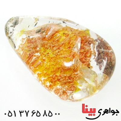 نگین انگشتر در منظره ای درشت طرح درخت خزان _کد:12106