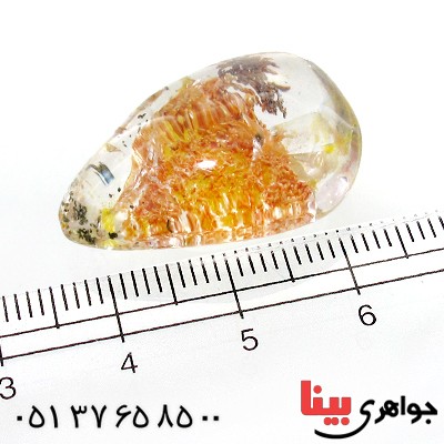 نگین انگشتر در منظره ای درشت طرح درخت خزان _کد:12106