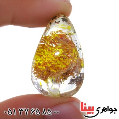 نگین انگشتر در منظره ای درشت طرح درخت خزان _کد:12106