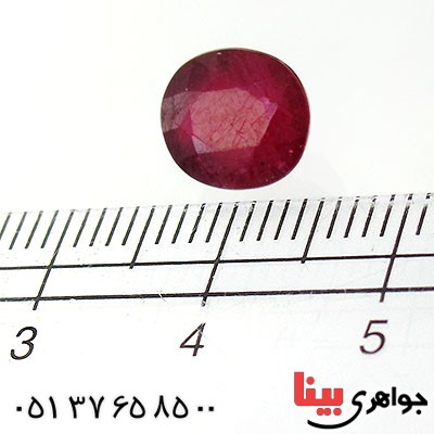 نگین انگشتر یاقوت سرخ خوش تراش و زیبا _کد:12109