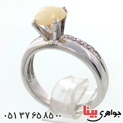 انگشتر اوپال زنانه مدل الیکا _کد:12126
