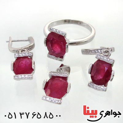 سرویس یاقوت سرخ زنانه مدل کتایون _کد:12182