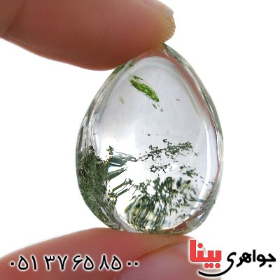 نگین انگشتر در منظره ای درشت با طرح طبیعت سبز _کد:12206
