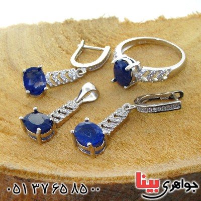 سرویس یاقوت کبود زنانه مدل سیمین _کد:12212