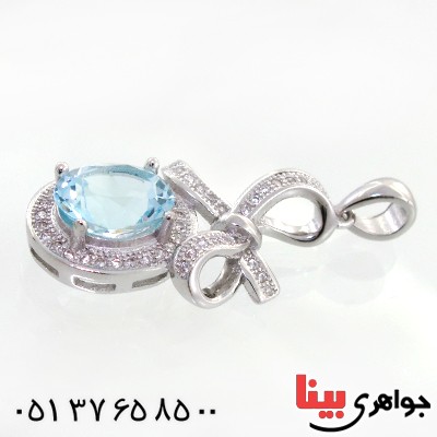گردنبند توپاز زنانه خوشرنگ مدل شادان _کد:12215