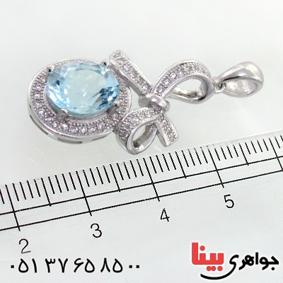 گردنبند توپاز زنانه خوشرنگ مدل شادان _کد:12215