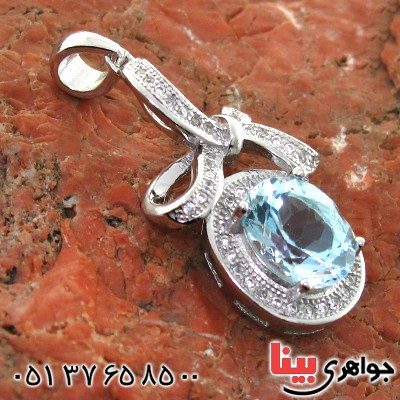 گردنبند توپاز زنانه خوشرنگ مدل شادان _کد:12215