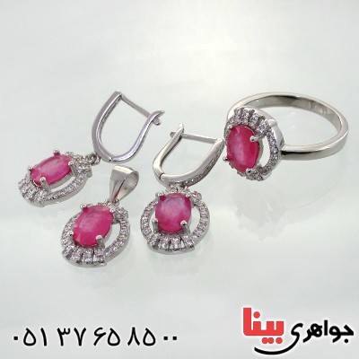 سرویس یاقوت سرخ زنانه مدل گیتا _کد:12216