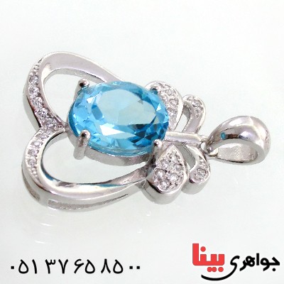 گردنبند توپاز زنانه خوشرنگ مدل پژوا _کد:12228