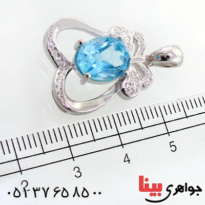گردنبند توپاز زنانه خوشرنگ مدل پژوا _کد:12228