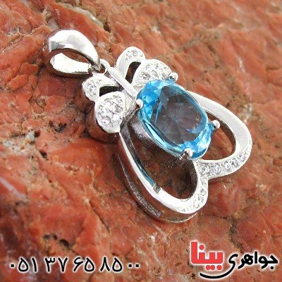 گردنبند توپاز زنانه خوشرنگ مدل پژوا _کد:12228