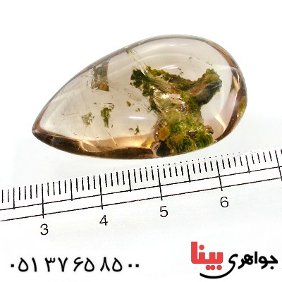 نگین انگشتر در منظره ای دودی درشت با طرح طبیعت _کد:12276