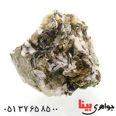 سنگ میکا دو رنگ طلایی درشت سنگ درمانی _کد:12320
