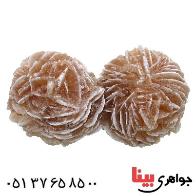 سنگ سند رز دوقلوی درشت و زیبای سنگ درمانی _کد:12336