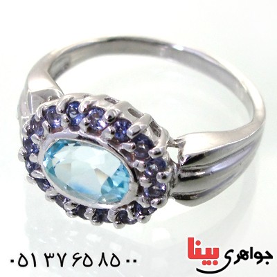 زنانه رودیوم لوکس مدل دور آمتیست _کد:12345 زنانه رودیوم لوکس مدل دور آمتیست _کد:12345