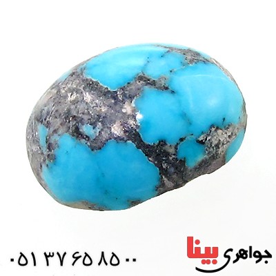 نگین انگشتر فیروزه نیشابوری شجری خوش نقش و زیبا _کد:12354