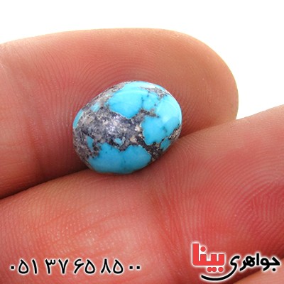 نگین انگشتر فیروزه نیشابوری شجری خوش نقش و زیبا _کد:12354