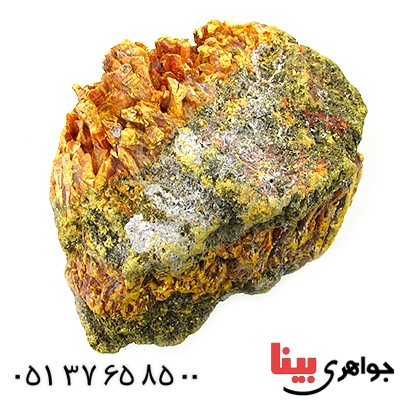 سنگ سولفور درشت و خوشرنگ سنگ درمانی _کد:12371