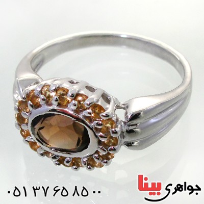 زنانه رودیوم لوکس مدل دور سیترین _کد:12376 زنانه رودیوم لوکس مدل دور سیترین _کد:12376