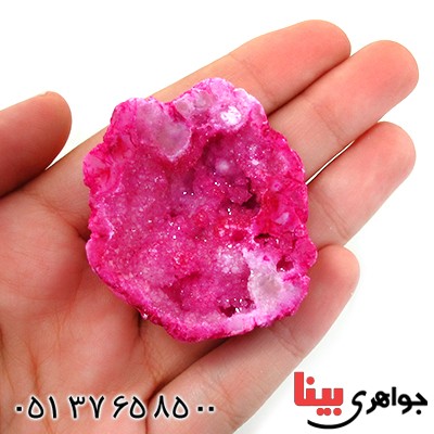 سنگ کریستال جیود صورتی خوشرنگ و درشت سنگ درمانی _کد:12407