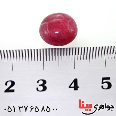 نگین انگشتر یاقوت سرخ درشت و خوش تراش دامله _کد:12409
