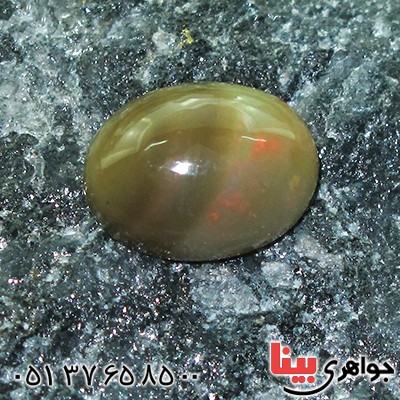 نگین انگشتر اوپال هفت رنگ خاص و زیبا _کد:12414