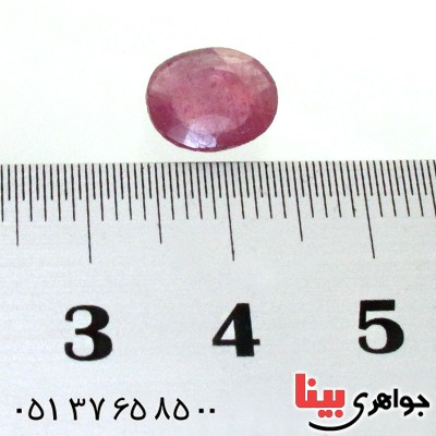 نگین انگشتر یاقوت سرخ خوش تراش و زیبا _کد:12442