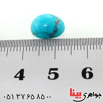 نگین انگشتر فیروزه نیشابوری شجری خوش نقش و رنگ _کد:12456