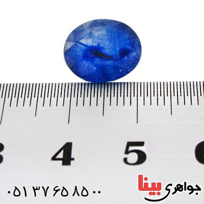 نگین انگشتر یاقوت کبود خوشرنگ و چشمگیر _کد:12460