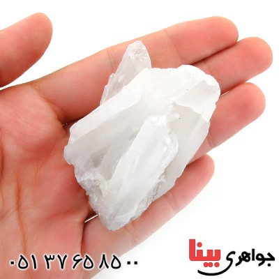 سنگ کوارتز سفید درشت و زیبای سنگ درمانی _کد:12464