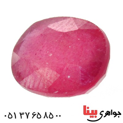 نگین انگشتر یاقوت سرخ آفریقا شفاف و خوش تراش _کد:12471