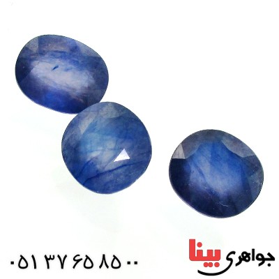 نگین انگشتر یاقوت کبود خوشرنگ و زیبا _کد:12479