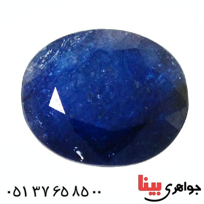 نگین انگشتر یاقوت کبود خوش تراش و چشمگیر _کد:12498