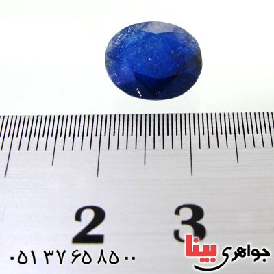 نگین انگشتر یاقوت کبود خوش تراش و چشمگیر _کد:12498