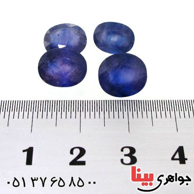 نگین انگشتر یاقوت کبود خوشرنگ و زیبا _کد:12499