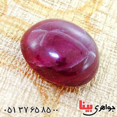 نگین انگشتر یاقوت سرخ درشت و چشمگیر دامله _کد:12509