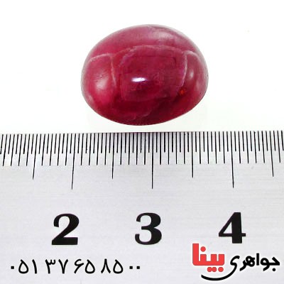 نگین انگشتر یاقوت سرخ درشت و چشمگیر دامله _کد:12509