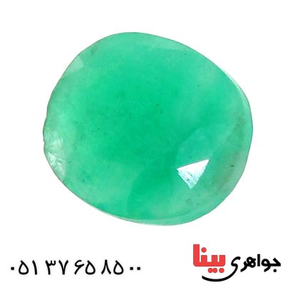 نگین انگشتر زمرد خوش تراش و چشمگیر _کد:12523