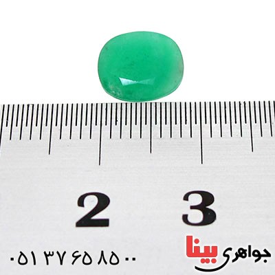 نگین انگشتر زمرد خوش تراش و چشمگیر _کد:12523