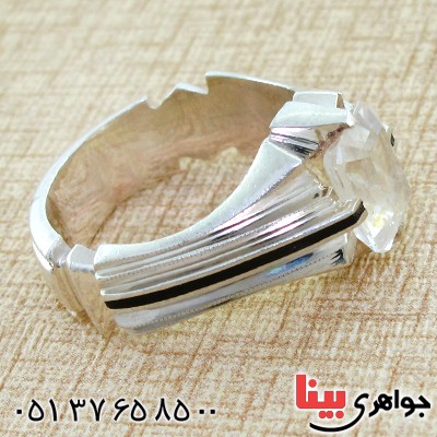 انگشتر در نجف اصل قدیمی مردانه درشت خطی _کد:12527