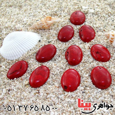 نگین انگشتر مرجان اصل درجه یک عالی _کد:12531