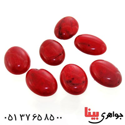 نگین انگشتر مرجان اصل درجه یک عالی _کد:12531