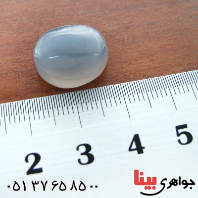 نگین انگشتر عقیق یمنی کبود آبدار درشت درجه یک _کد:12549