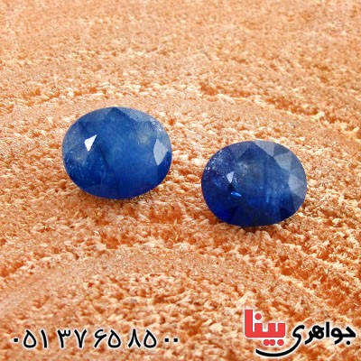 نگین انگشتر یاقوت کبود خوشرنگ و زیبا درشت _کد:12575