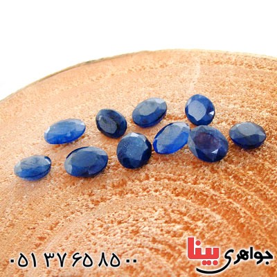 نگین انگشتر یاقوت کبود خوشرنگ و زیبا _کد:12576