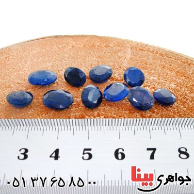 نگین انگشتر یاقوت کبود خوشرنگ و زیبا _کد:12576