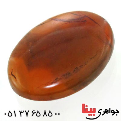 نگین انگشتر عقیق یمنی شرف الشمس خوشرنگ و زیبا _کد:12583