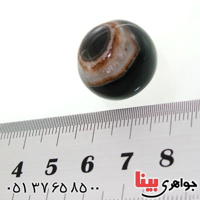 نگین انگشتر عقیق باباقوری کهکشانی خاص _کد:12586